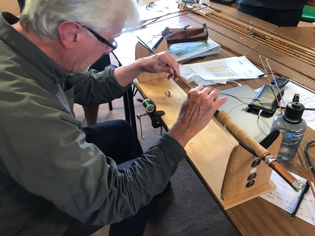 Rod wrapping demonstration