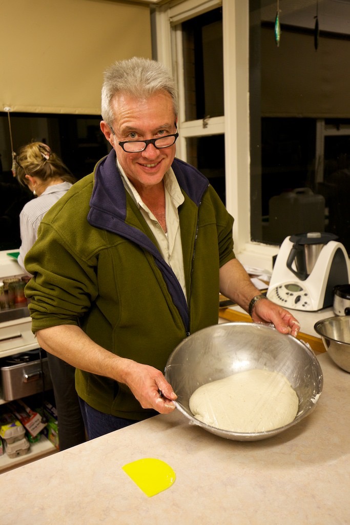 Boris Gaspar with his sourdough!