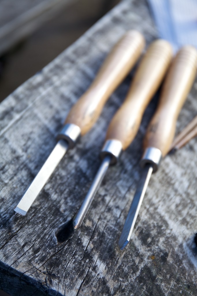 Woodturning chisels...