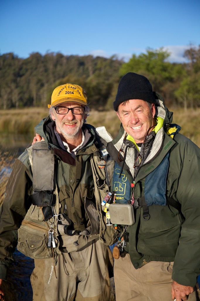 Jeff Wagner and Peter Hayes - two huge contributors to bamboo rodmaking in Australia.