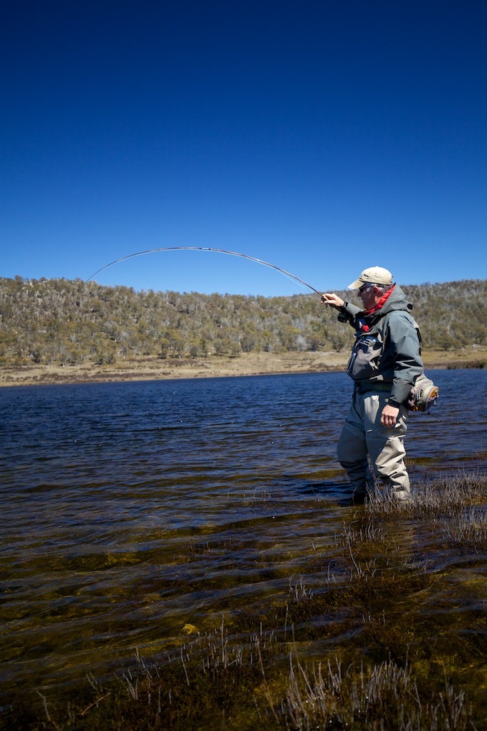 Bamboo Dave with a Western Lakes fish