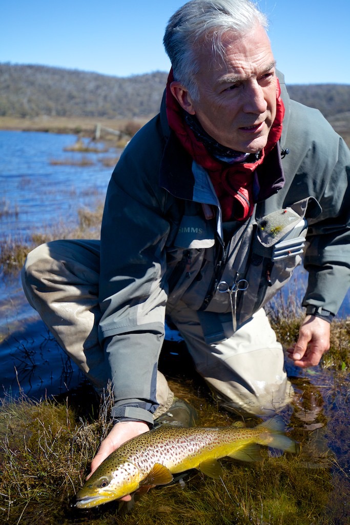 Bamboo Dave with a Western Lakes fish