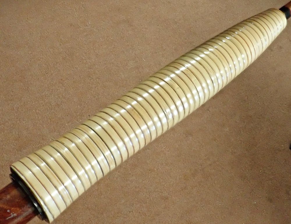 An exquisite Graham Foxman rattan grip