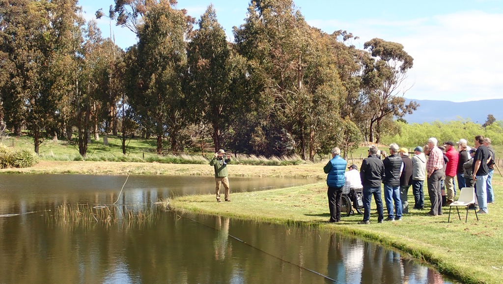 Spey Casting session with Bob Clay and Peter Hayes