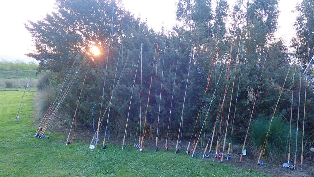 Sunset on the casting... Whisky time!!!