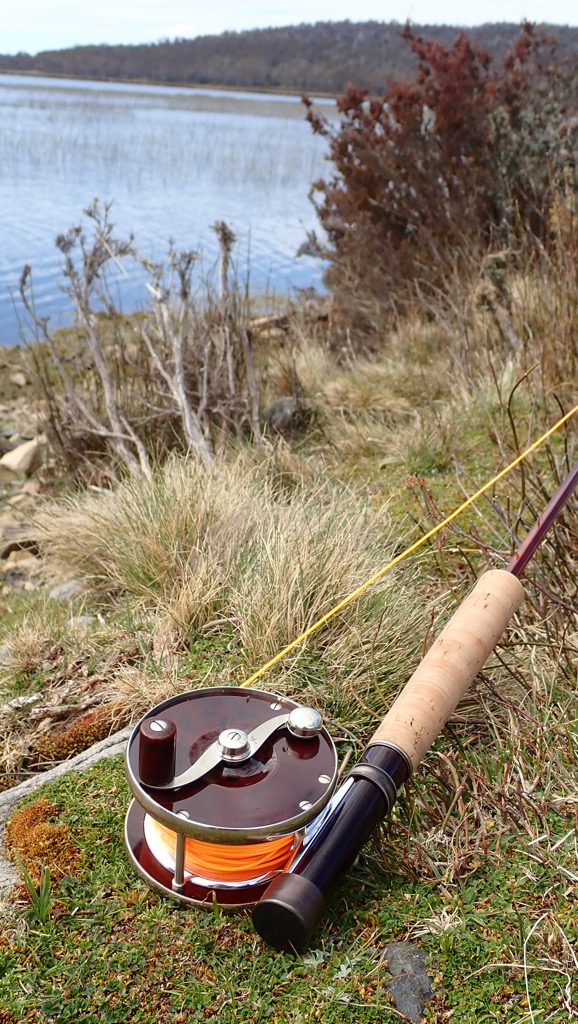 Naoto Shibuya Kawatsura rod and reel in the Western Lakes