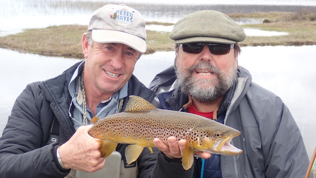 Bob Clay's first wild Tasmanian Brown Trout