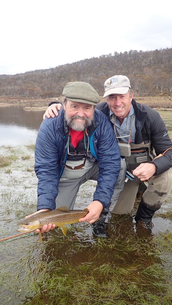 Tasmanian Western Lakes wild brown trout action