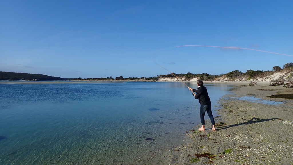 Swinging wets at St Helens for Australian Salmon
